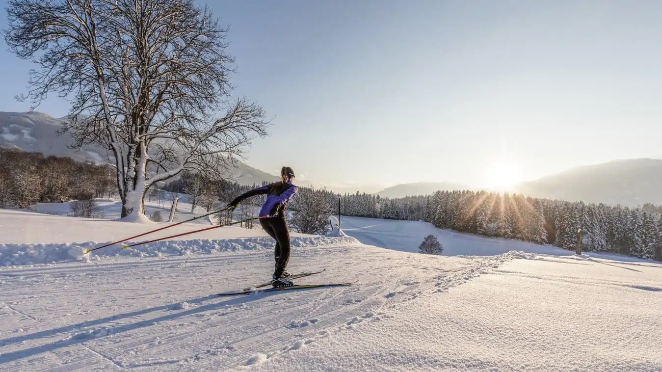Längdåkning i Saalfelden Leogang Österrke