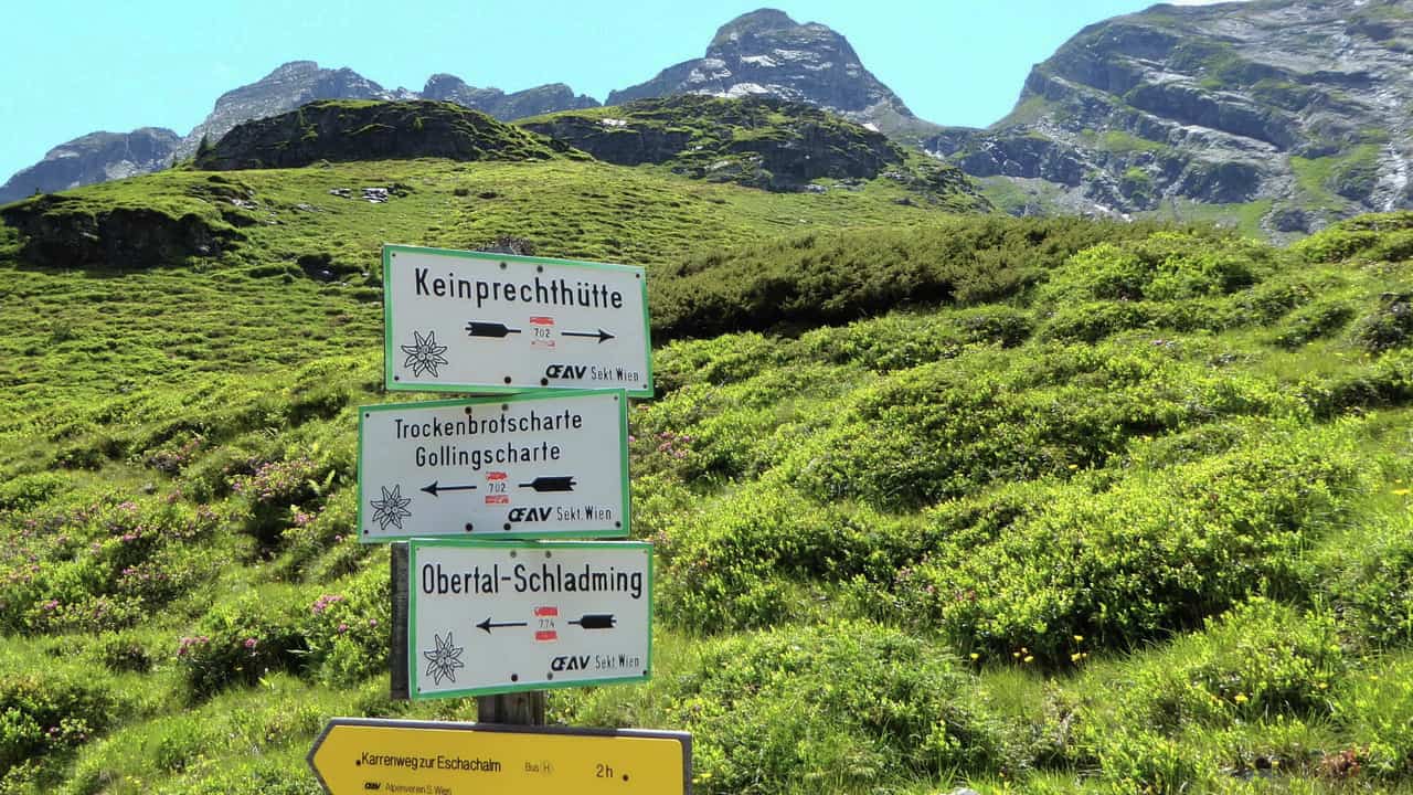 Tydliga skyltar och bra markering! © Austria Travel - Rusner Tydliga skyltar och bra markering! © Austria Travel - Rusner