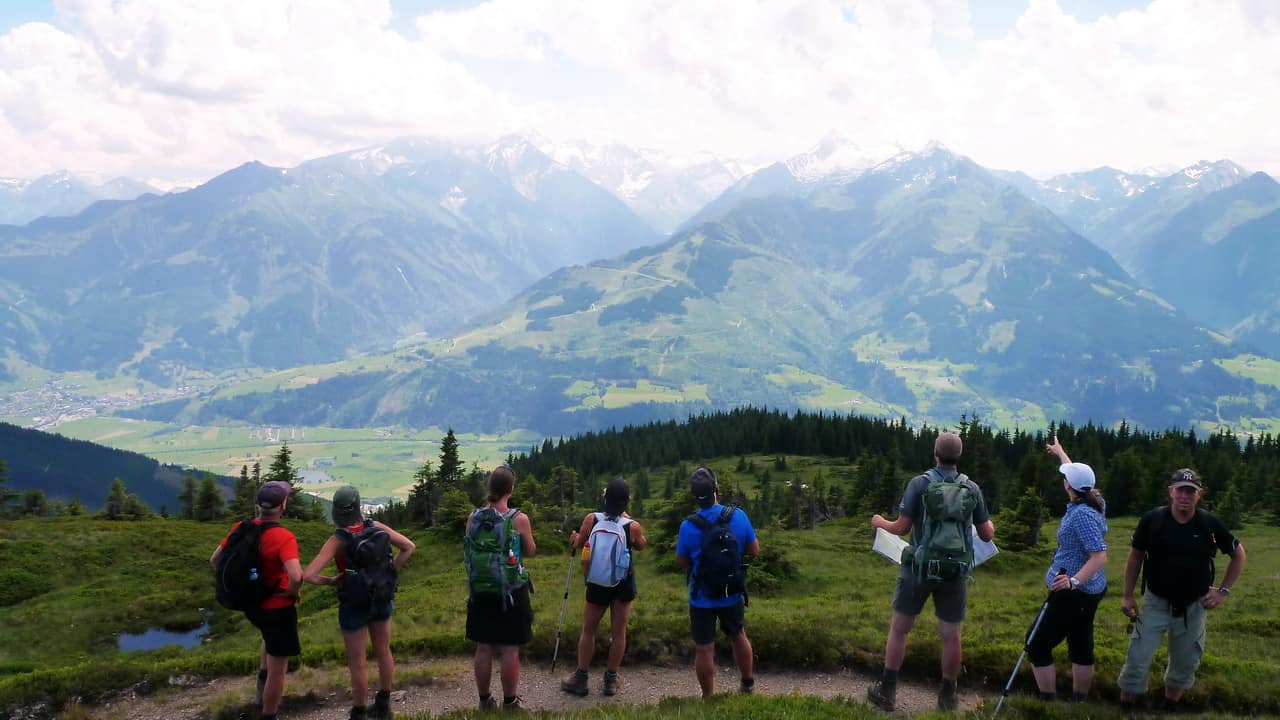 Vandring med guide Saalbach Hinterglemm till Zell am See © Austria Travel - Rusner