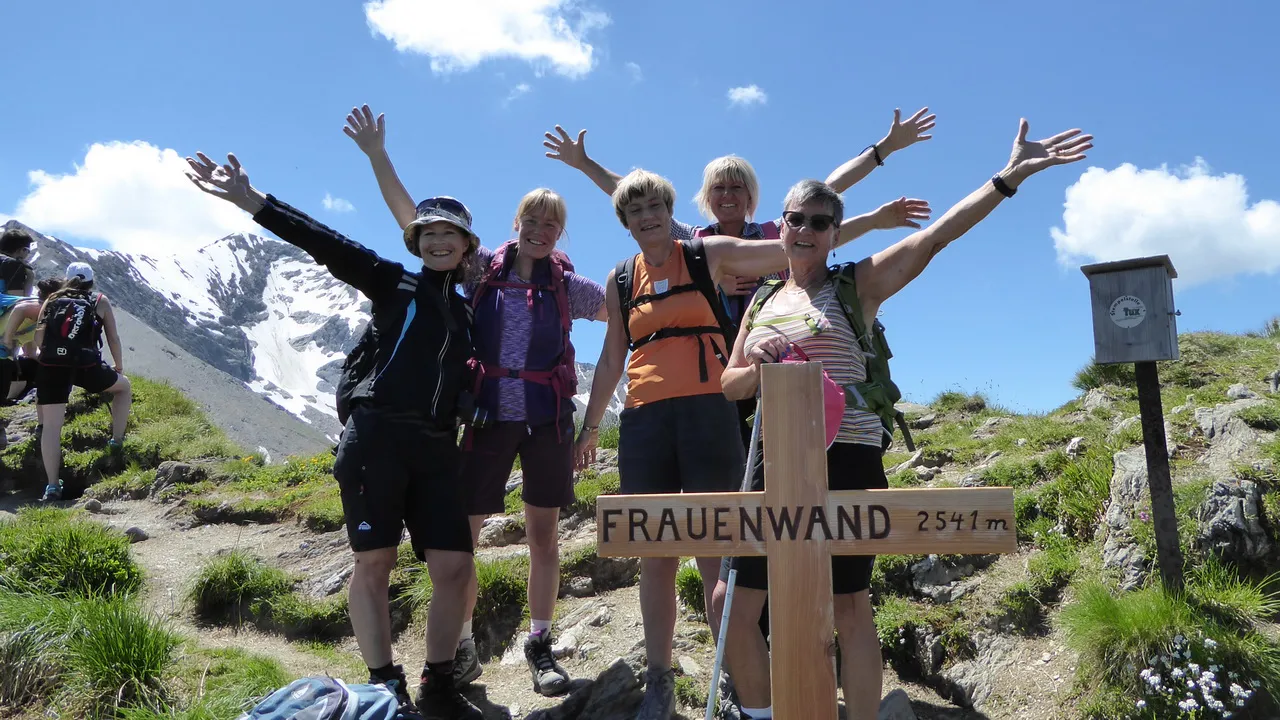 Vandring med guide Frauenwand © Austria Travel - Rusner Semester i Österrike Zillertal