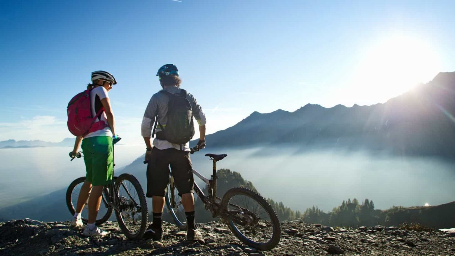 MTB mountainbike/MTB på Watzmann Hochkönig-rundan vid Loser