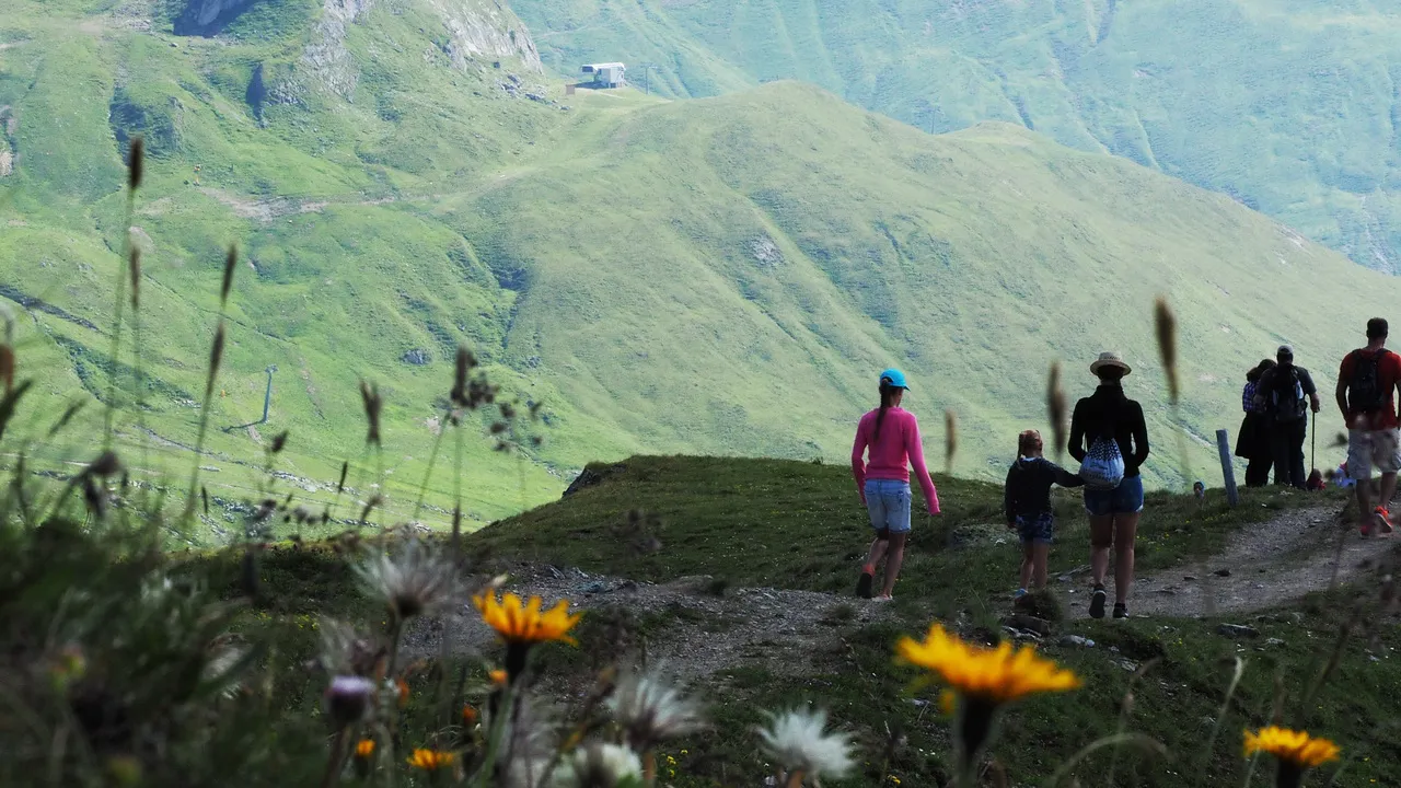 Vandringsgrupp med guide Ischgl