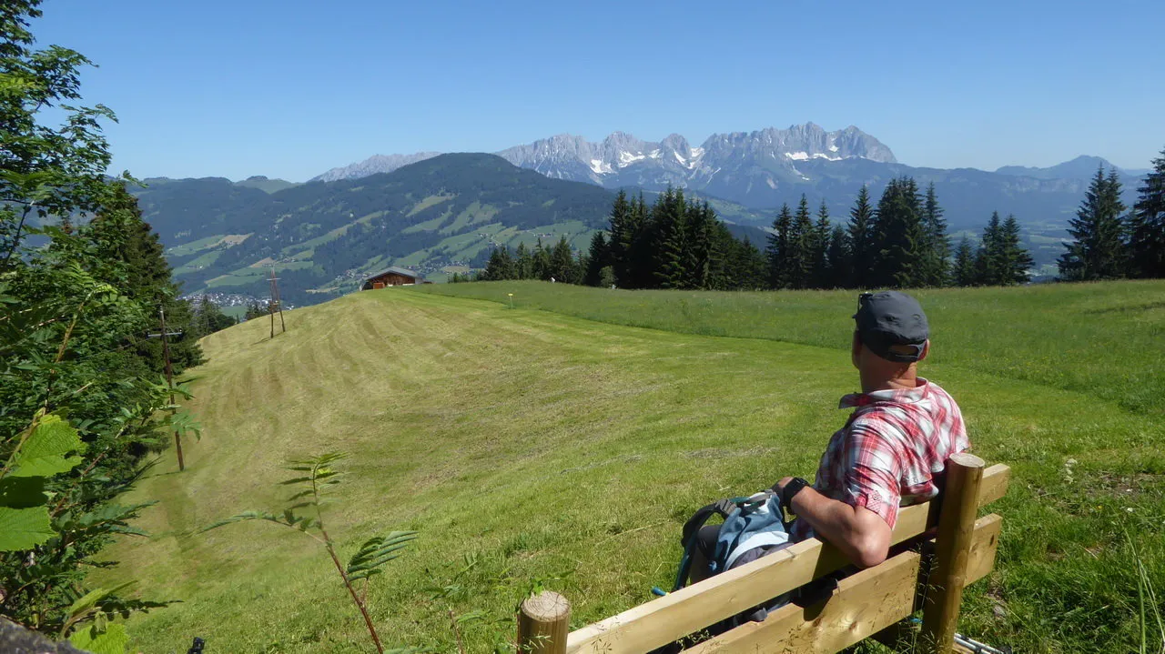 Paus med utsikt - Vandra till Kitzbühel © Austria Travel - Rusner