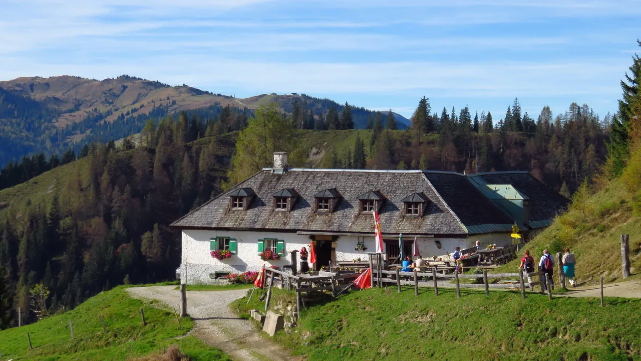 Vandra i Lungau Fäboden Riedingalm Österrike-Austria Travel