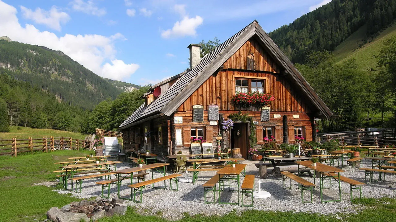 Vandring till Granglerhütte Lungau Österrike-Austria Travel