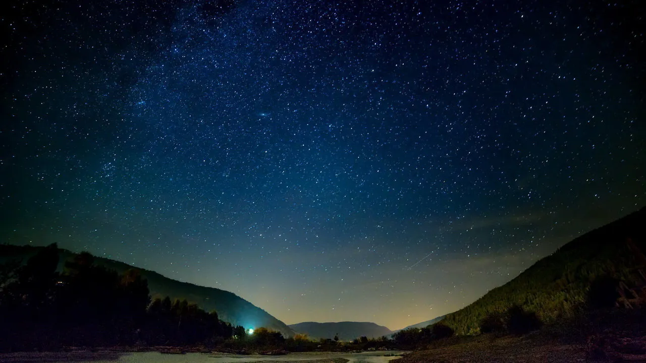 Natthimmel Lungau Österrike