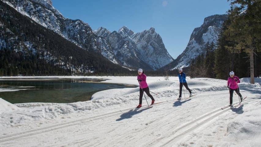 Längdåkning Pusterdalen Dolomiterna