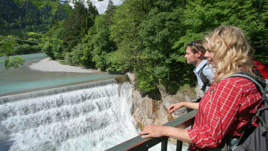 Slutet vandra på Lechweg