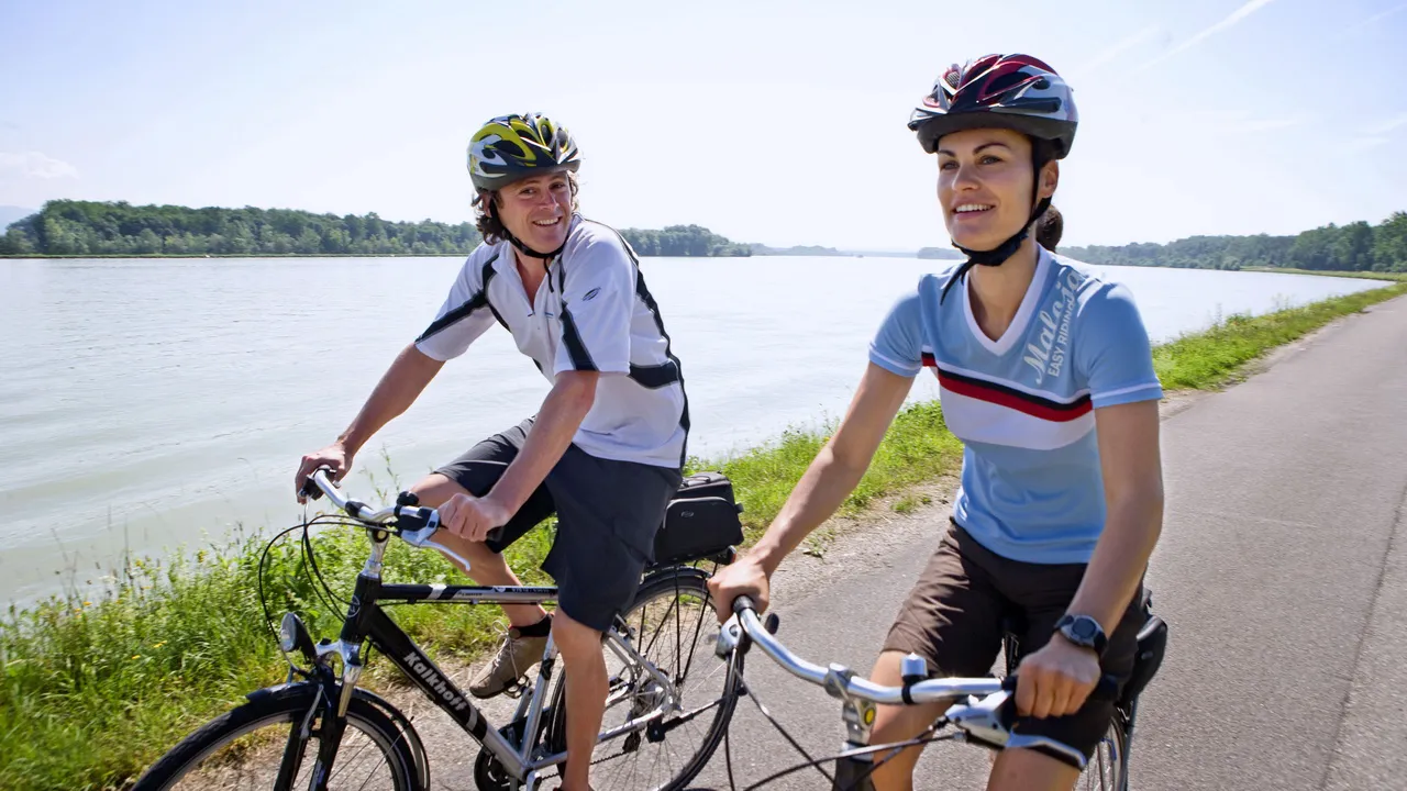 Cykla längs Donau Radweg till Wien