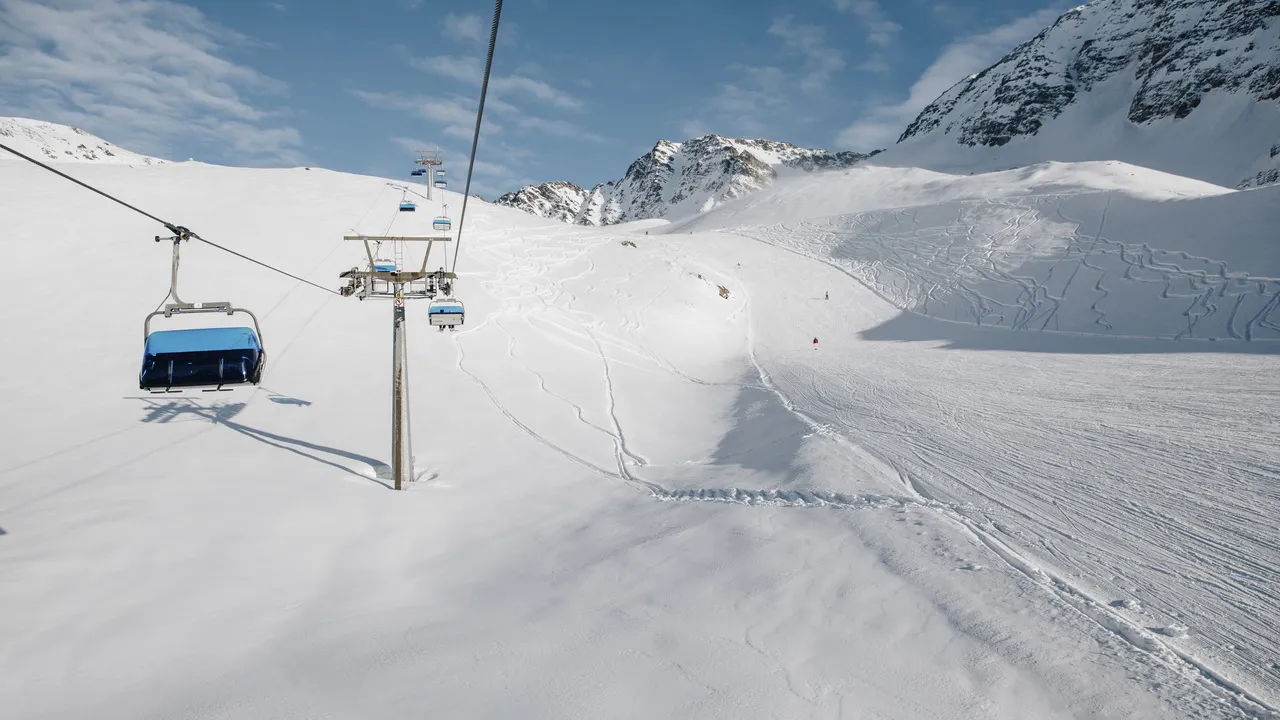 Skidsemester backe Paradies Sulden Sydtyrolen