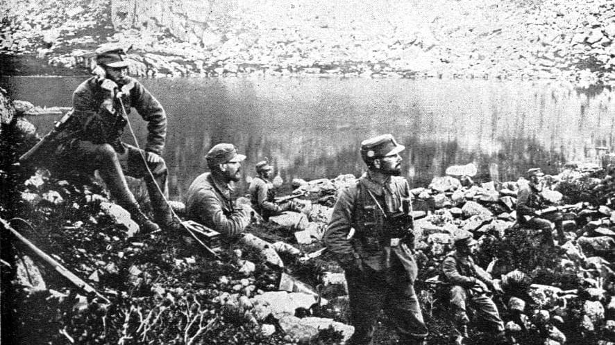 patrull Dolomiterna 1st world war Alpfront Trail
