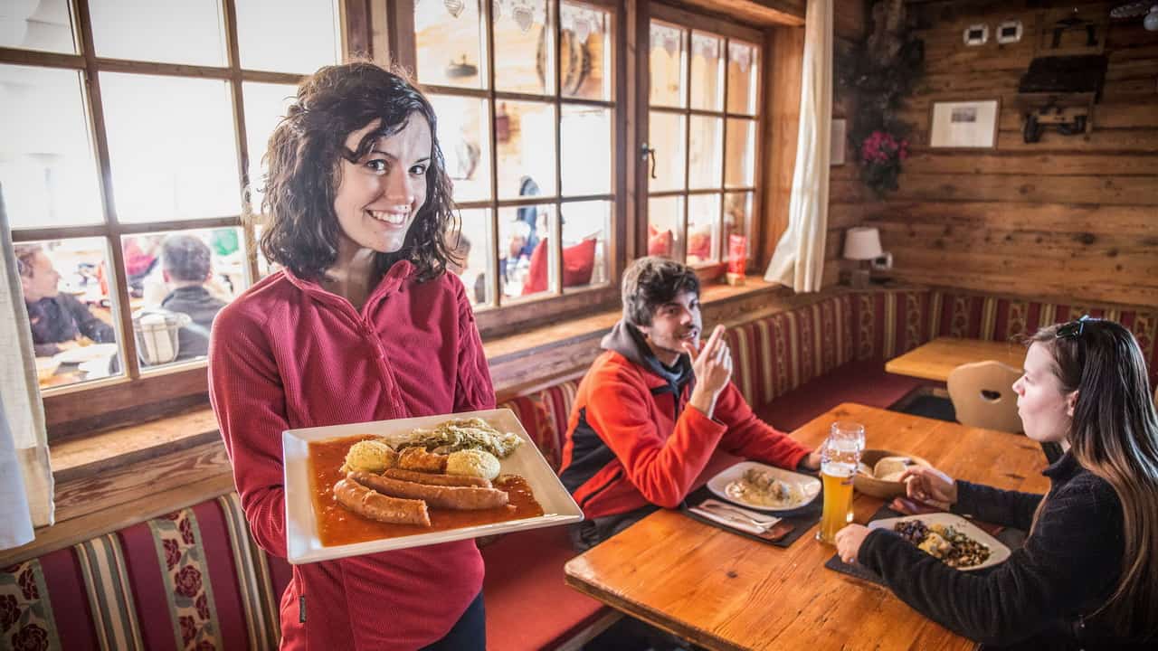 Lunch Rifugio La Roda Trentino
