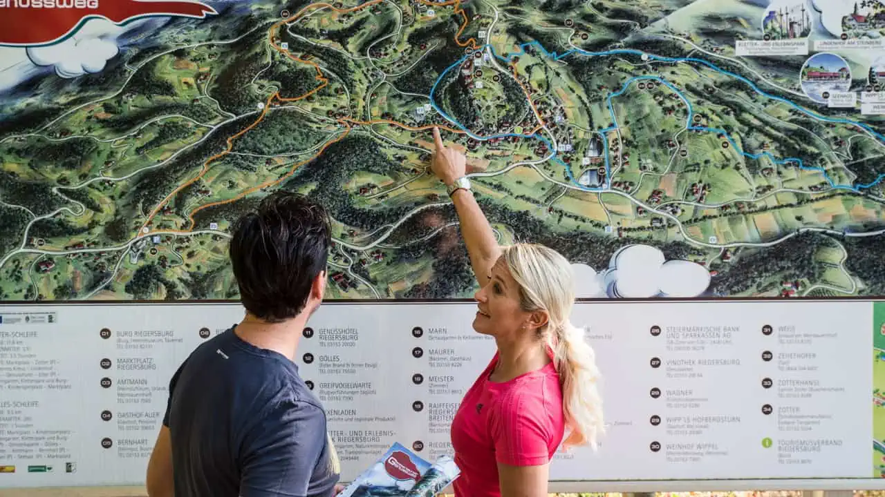 Vandrare vid Genusshotel Riegersburg