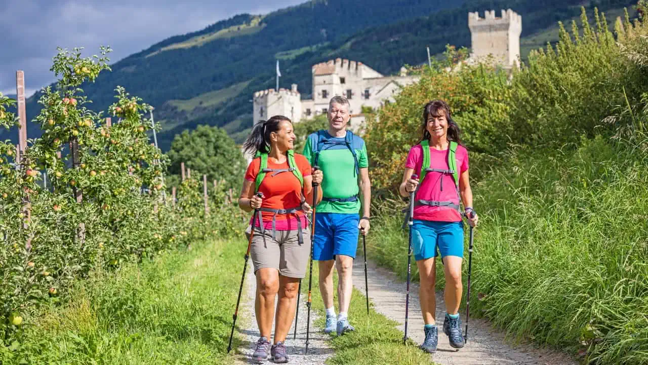 Vandring Garmisch Meran Churburg Schluderns