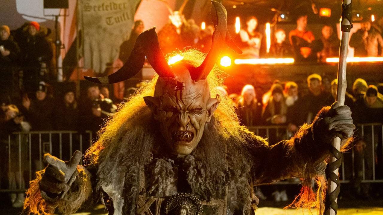 Krampus i Seefeld kultur och tradition i Österrike och Sydtyrolen