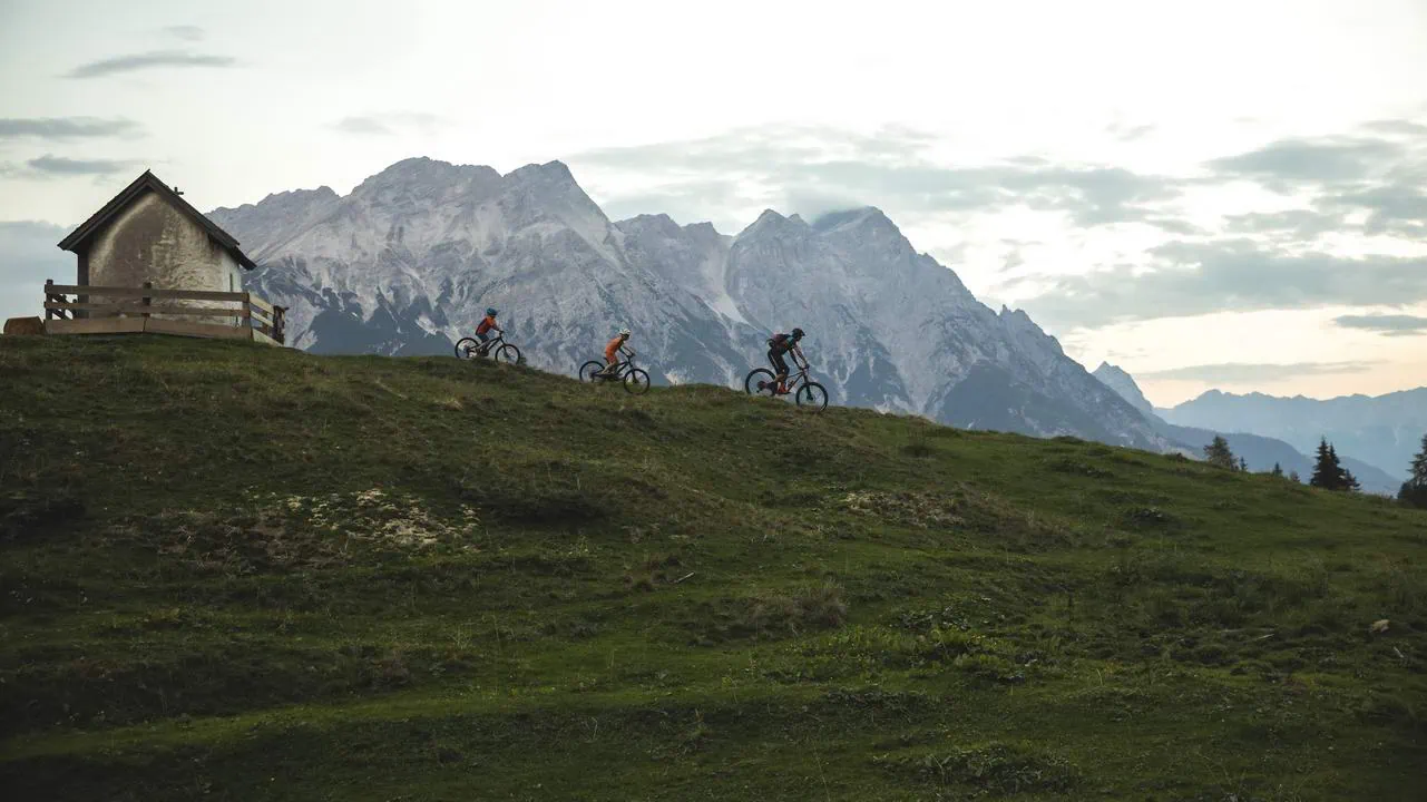Cykling vid fäbodarna Griessner Almen Saalfelden Leogang