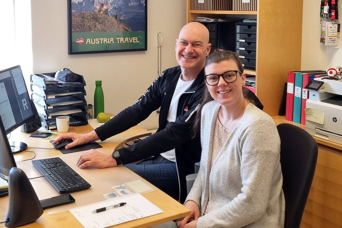 Manfred Rusner & Linda Svensson Austria Travels kontor